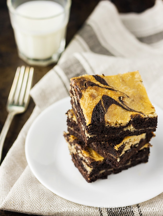 Salted Caramel Cream Cheese Brownies