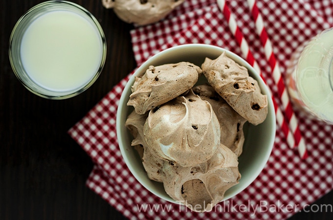 Double Chocolate Meringue Cookies