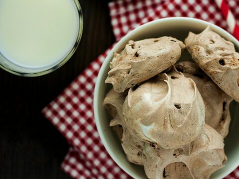 Double Chocolate Meringue Cookies
