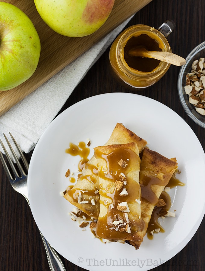 Baked Apple Turon