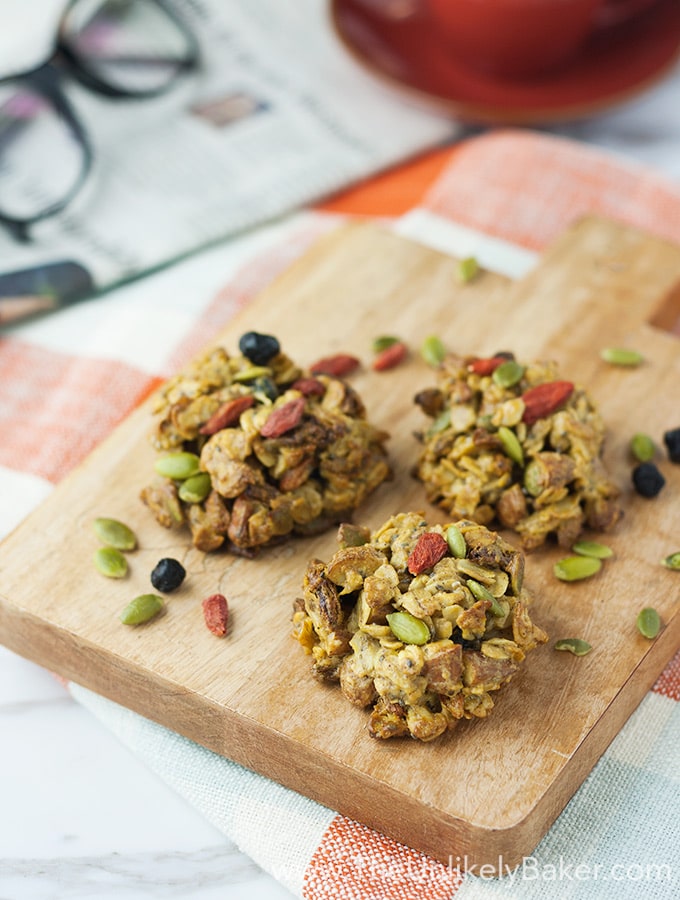 Healthy Superfood Breakfast Cookies