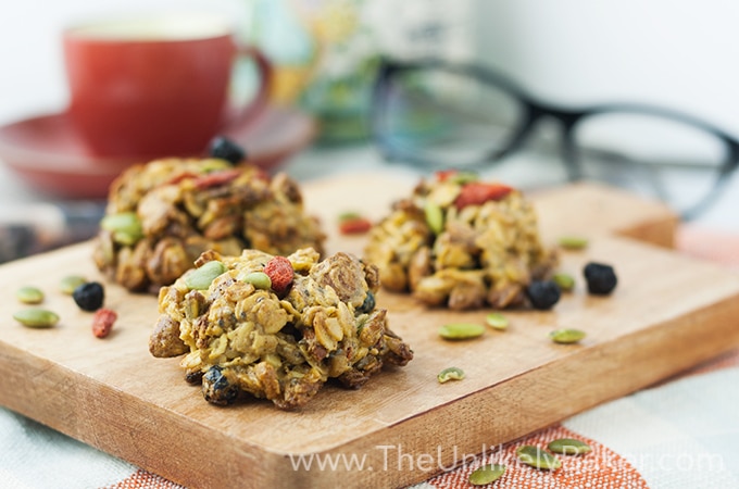 Healthy Superfood Breakfast Cookies