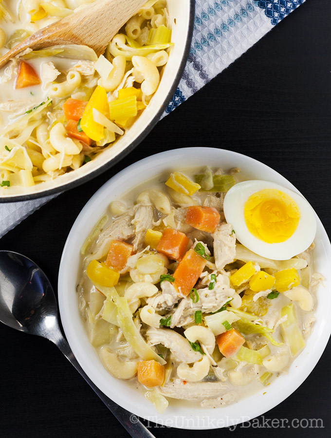 Chicken Sopas Recipe (Chicken Macaroni Soup Filipino Style) - The ...