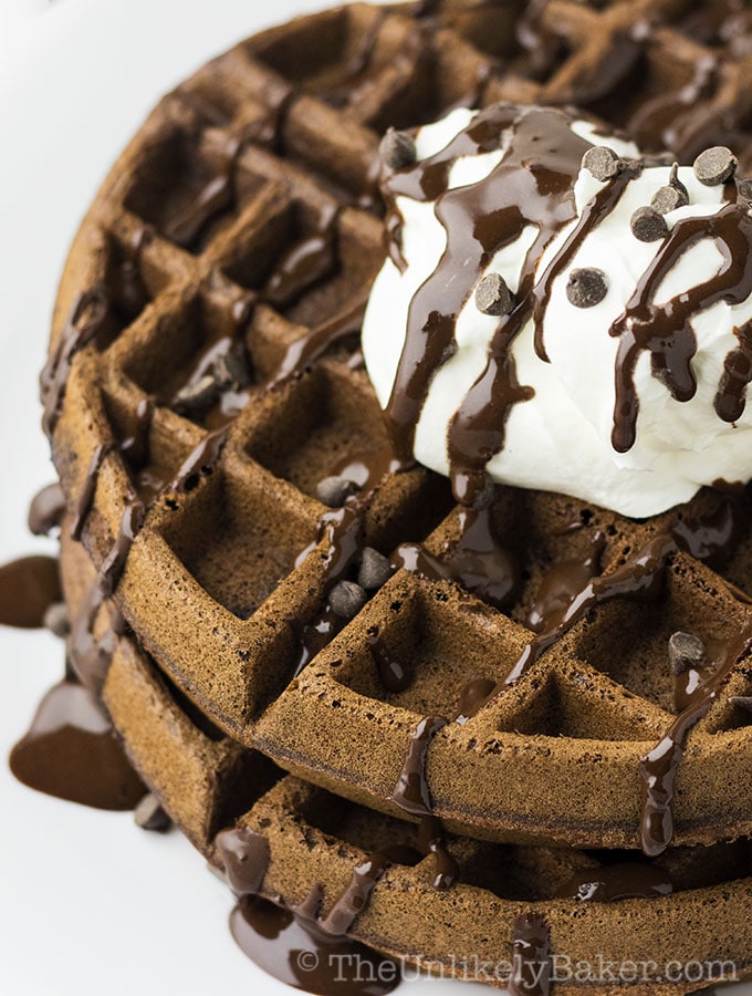 Double Chocolate Waffles