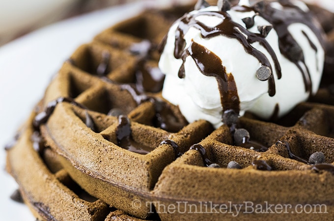 Double Chocolate Waffles