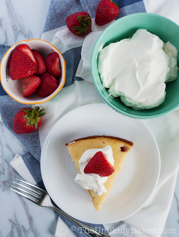 Strawberry Ricotta Cake