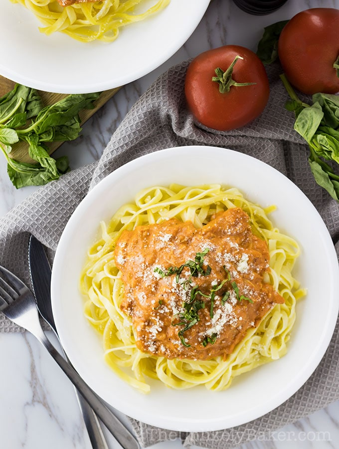 Creamy Chicken Spaghetti