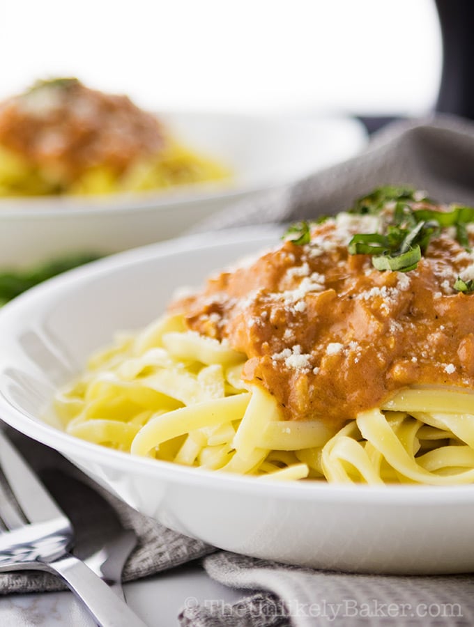 Creamy Chicken Spaghetti