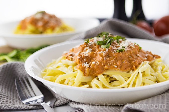 Creamy Chicken Spaghetti