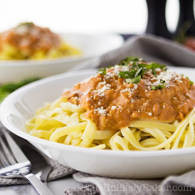 Creamy Chicken Spaghetti