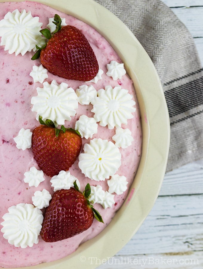 Fresh Strawberry Cheesecake Mousse