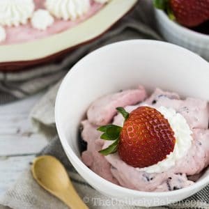 Fresh Strawberry Cheesecake Mousse
