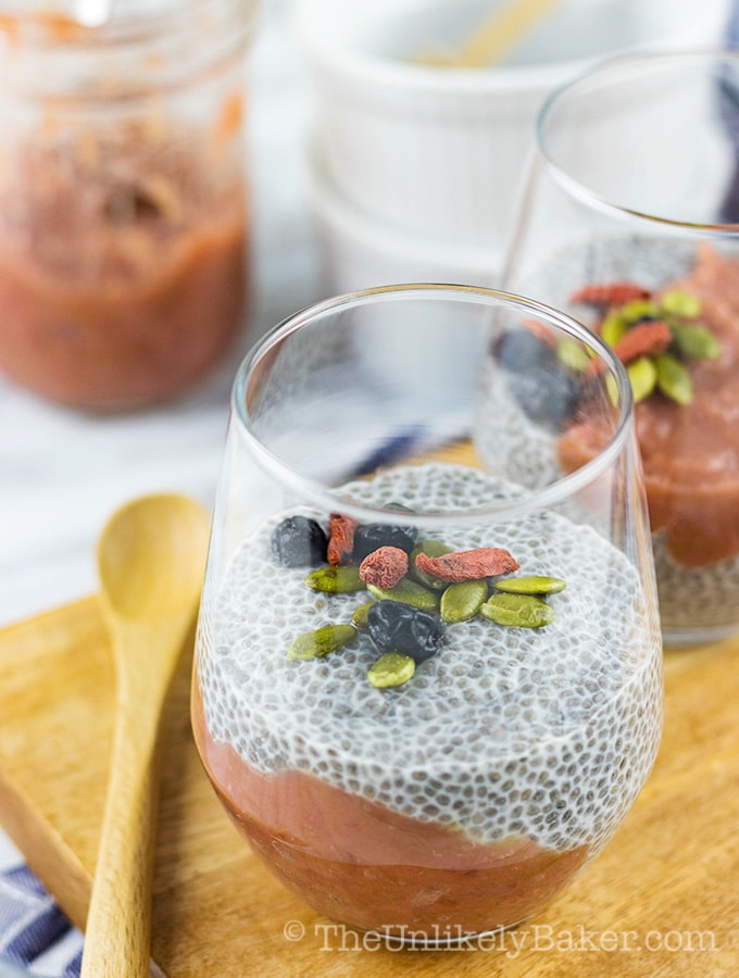 Rhubarb Chia Pudding