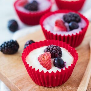 2-Ingredient Frozen Yogurt Granola Cups