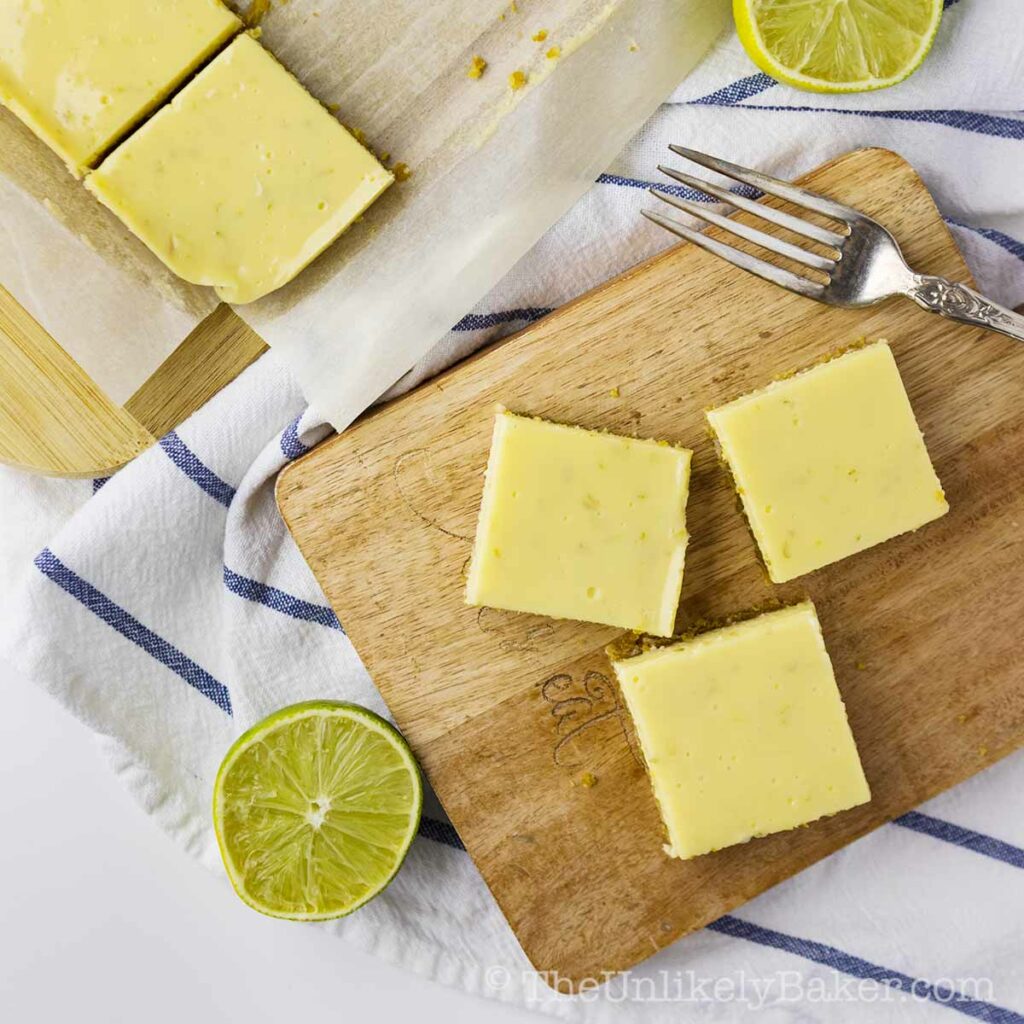 Creamy Lime Bars Recipe