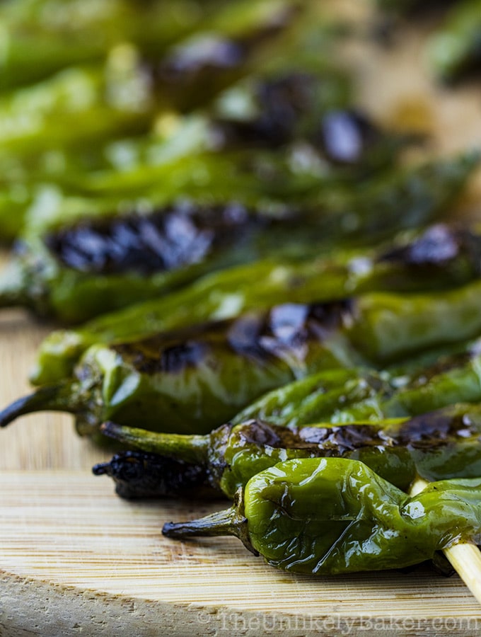 Grilled Shishito Peppers