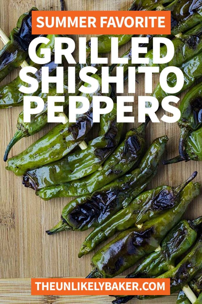 Pin for Grilled Shishito Peppers - Summer’s Favourite Appetizer.