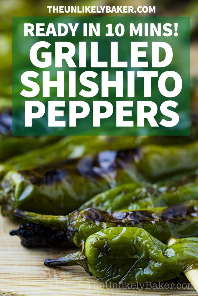 Pin for Grilled Shishito Peppers - 10-Minute Recipe.
