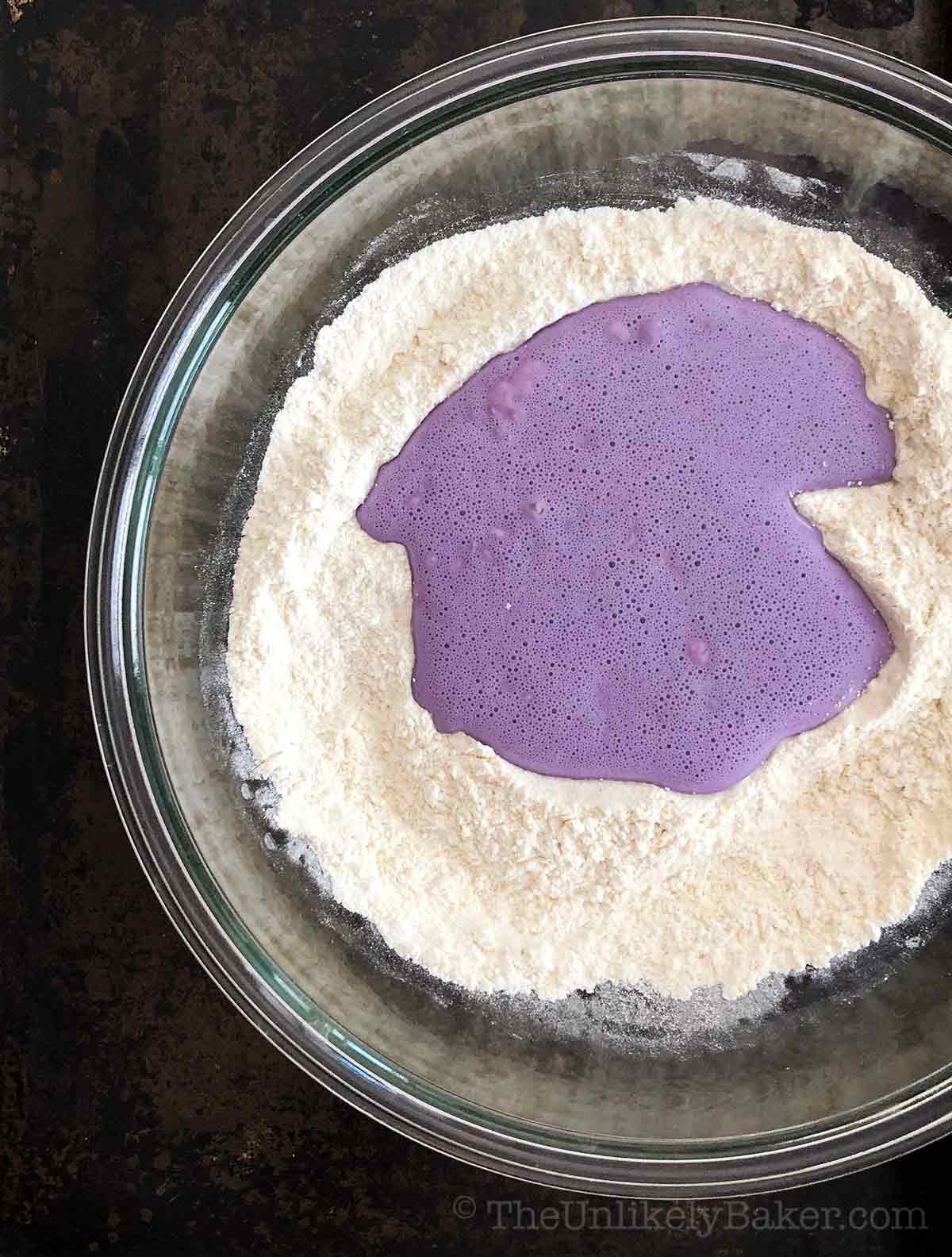 Ube Waffles Easy, Purple and Delicious! The Unlikely Baker