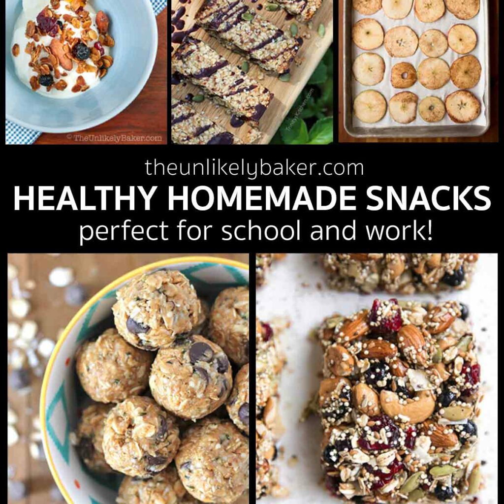 Healthy Homemade Snacks for Work and School