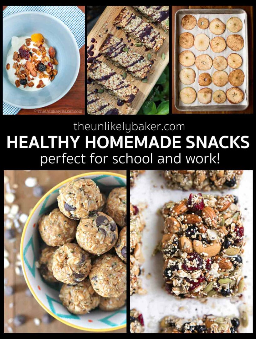 Healthy Homemade Snacks for Work and School