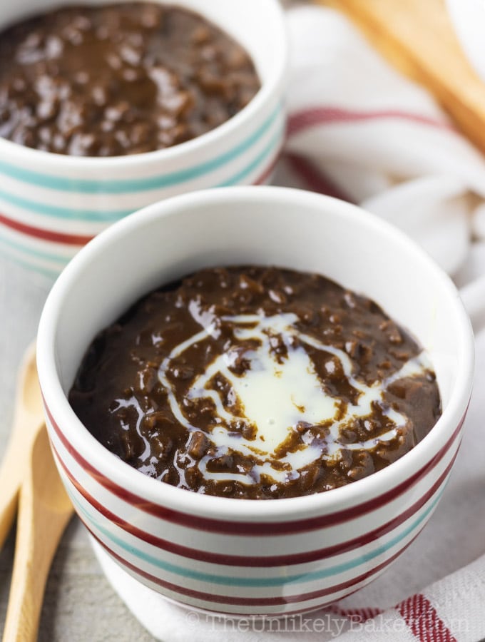 [Filipino Recipes] Champorado Recipe (Chocolate Rice Porridge) - All ...