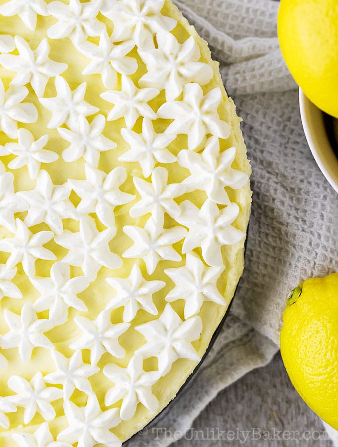 No Bake Lemon Cheesecake