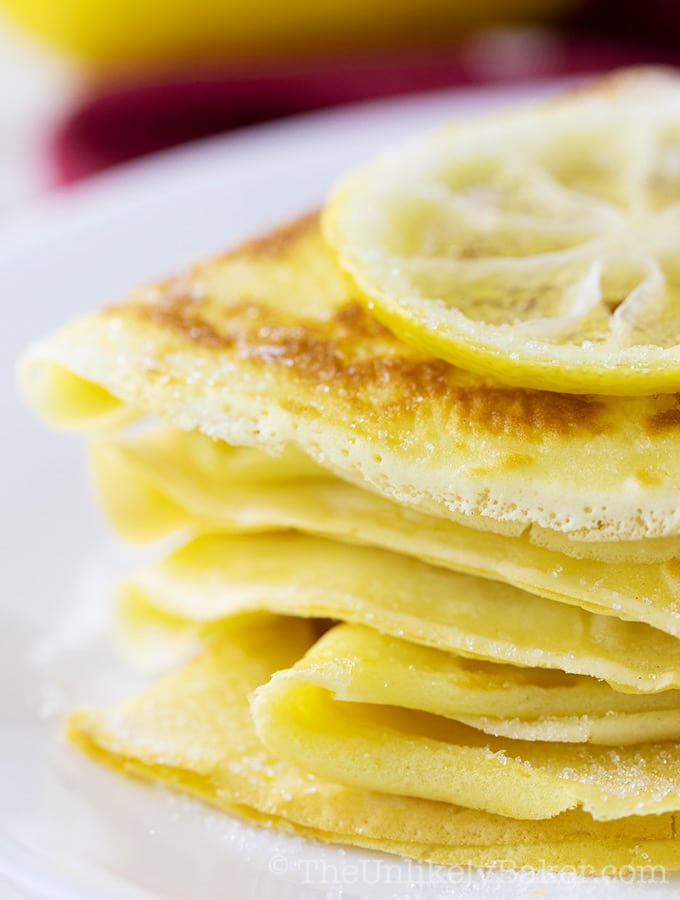 Lemon Sugar Crepes Recipe