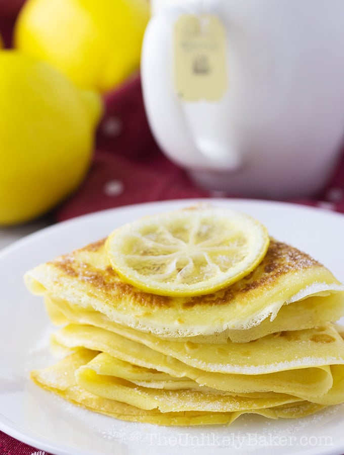 Lemon Sugar Crepes Recipe