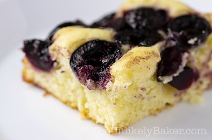 Easy Cherry Cake Recipe from Scratch