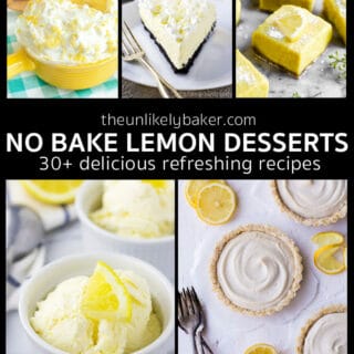 Quick and Easy No Bake Lemon Desserts