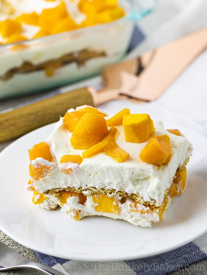 Mango Graham Cake Filipino Mango Float Video Recipe 