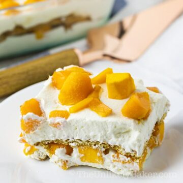 Mango Graham Cake - Filipino Mango Float (Video Recipe)