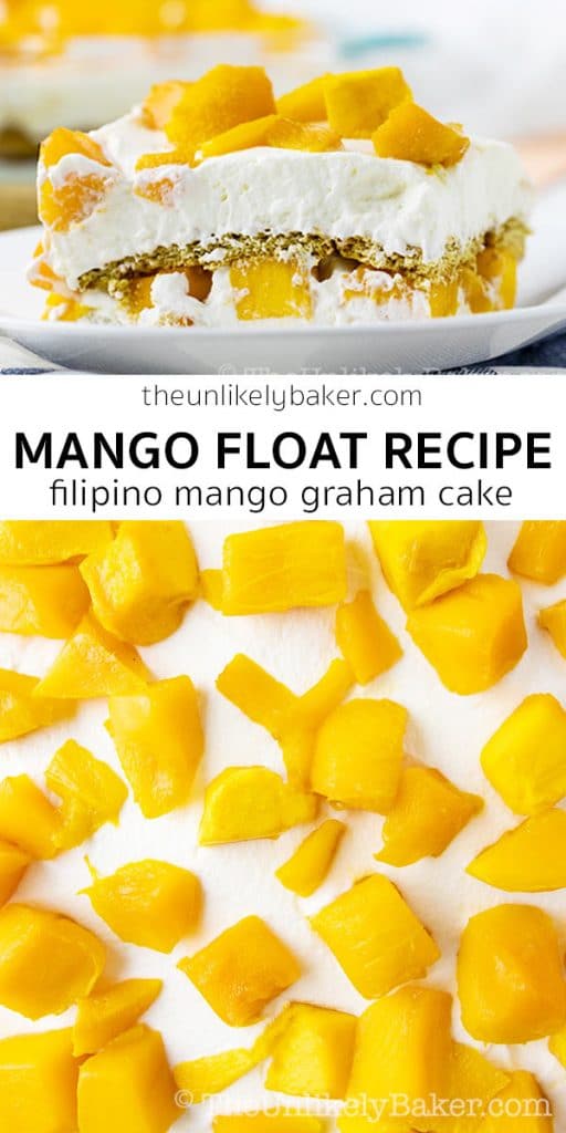 Mango Graham Cake - Filipino Mango Float Recipe