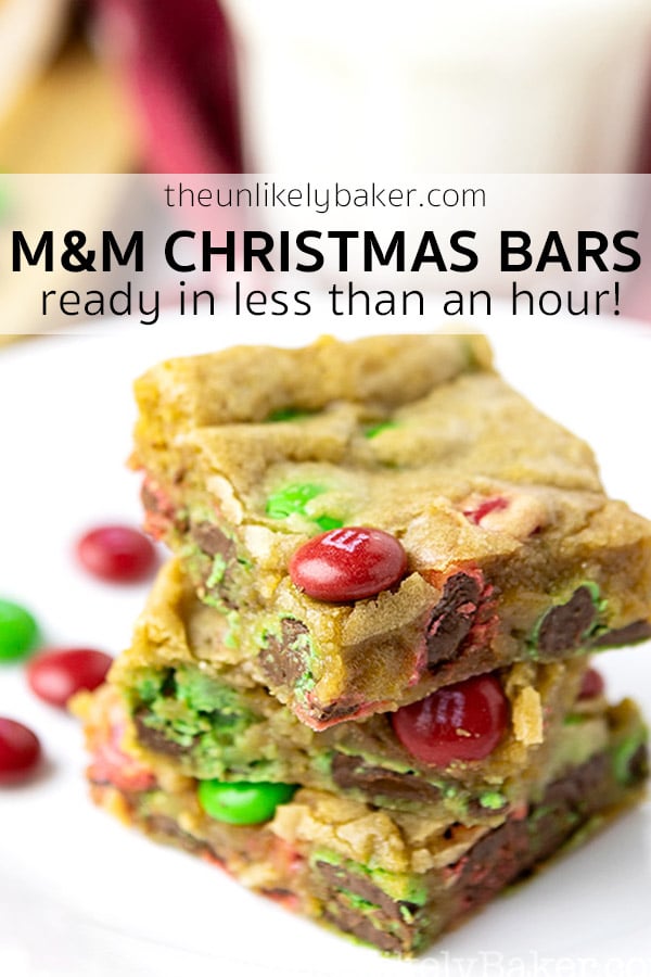 MM Cookie Bars