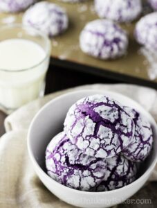 Ube Crinkles - The Unlikely Baker®