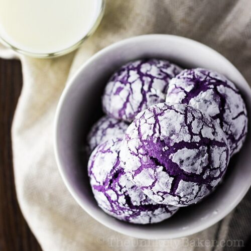 Ube Crinkles - The Unlikely Baker®