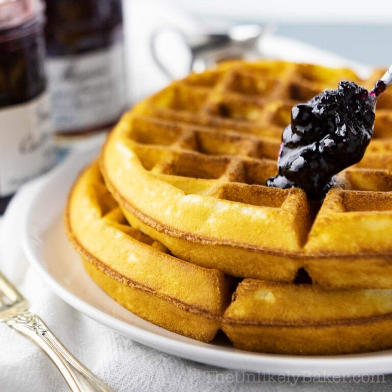 Greek Yogurt Waffles Crunchy Outside Fluffy Inside!