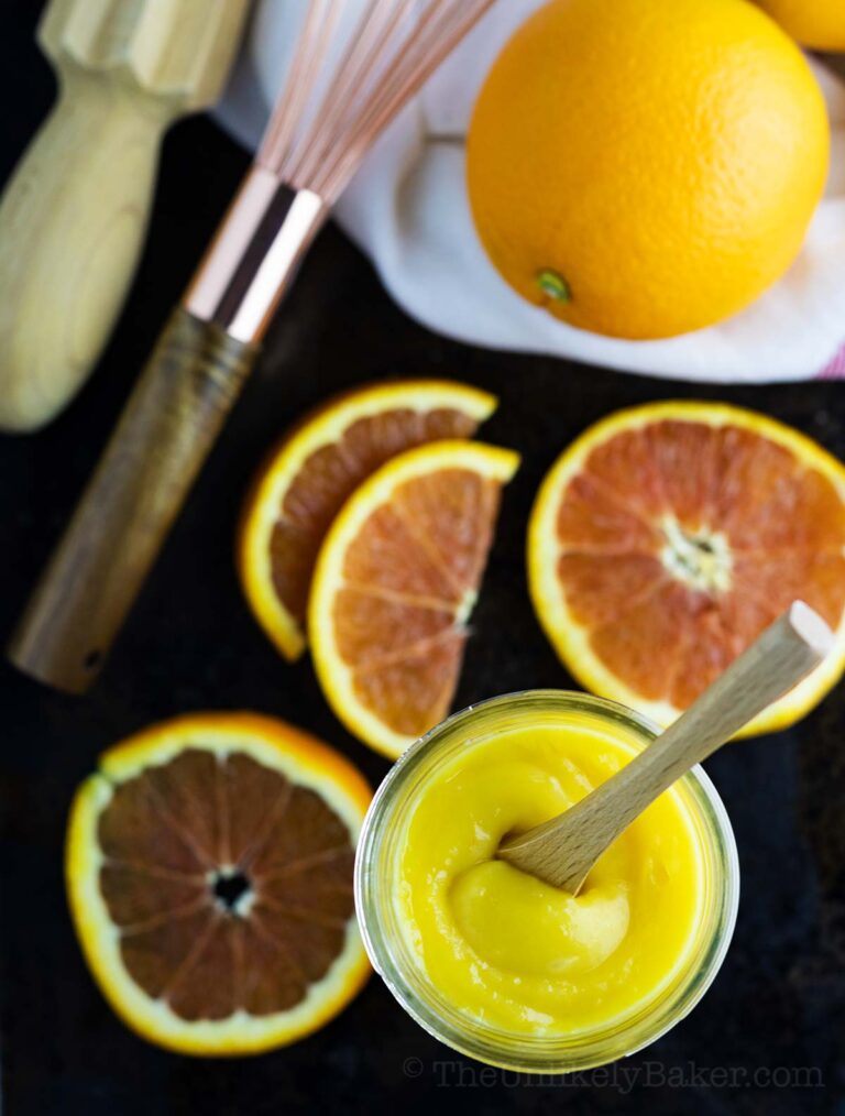 Orange Curd Recipe - Easy 10-Minute Recipe - The Unlikely Baker®
