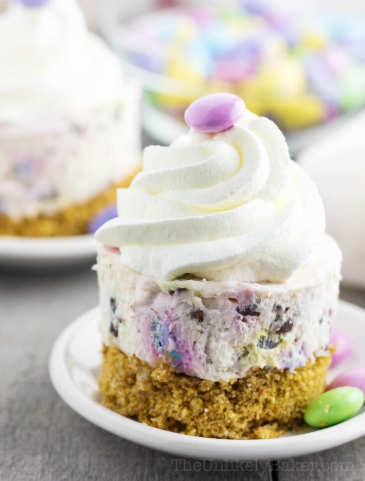 Mini Easter Cheesecakes (No Bake)