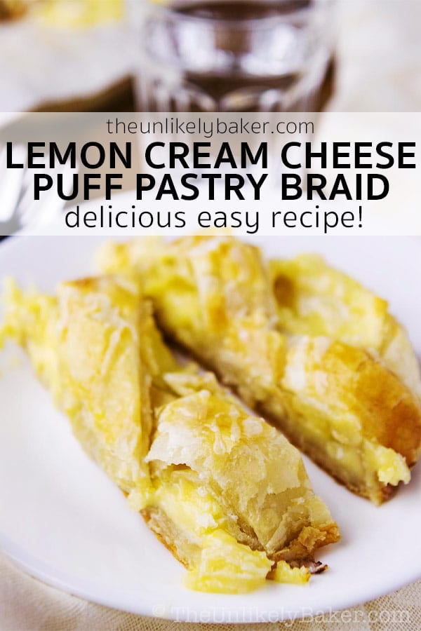 Lemon Cream Cheese Puff Pastry