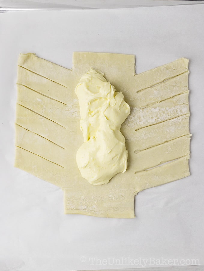 Lemon Curd Cream Cheese Puff Pastry