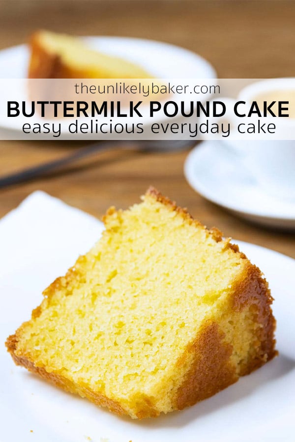 Old Fashioned Buttermilk Pound Cake