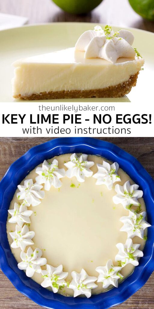 Eggless Key Lime Pie