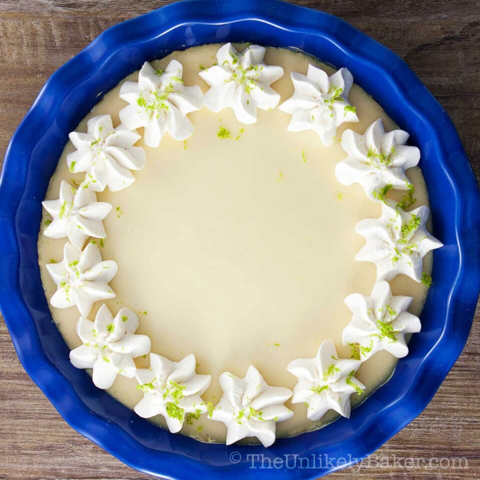 Eggless Key Lime Pie (Video Recipe)