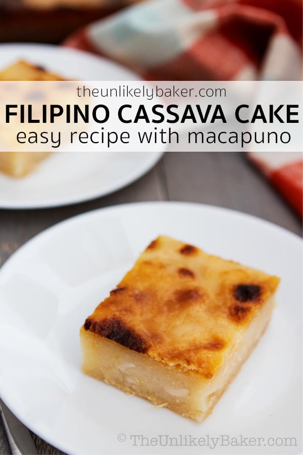 Filipino Cassava Cake with Macapuno Recipe