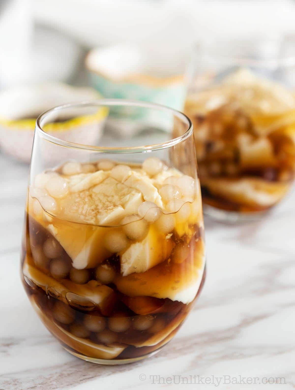 Taho: Filipino Silken Tofu with Sago Pearls and Syrup - Kitchen