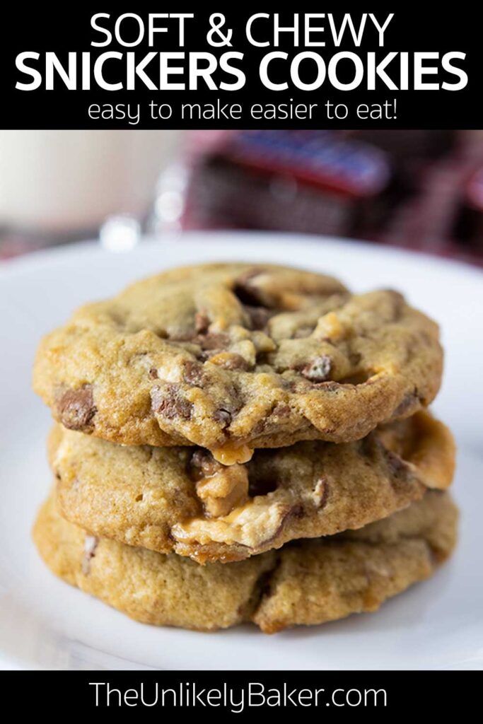 Soft and Chewy Snickers Cookies