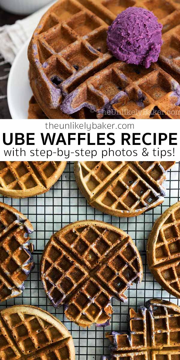 Ube Waffles Easy, Purple and Delicious! The Unlikely Baker®