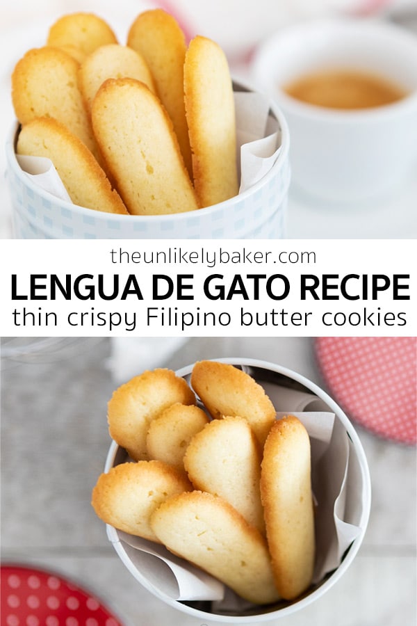 Filipino Lengua de Gato Recipe